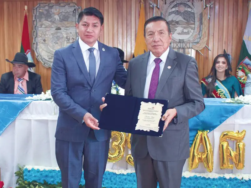 Indoamérica recibe reconocimiento del GAD Municipal de Tisaleo